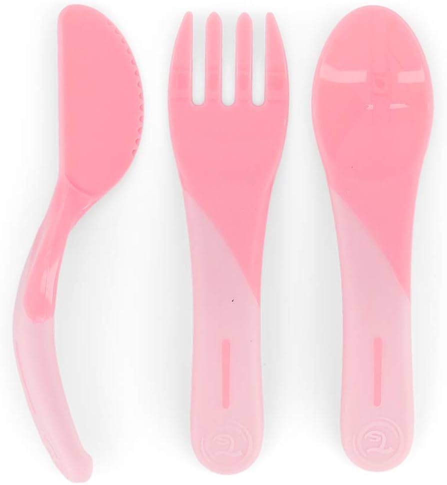 Talheres de Treinamento Rosa Twistshake