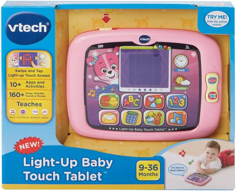 Light Up Baby Touch Tablet Rosa Vtech