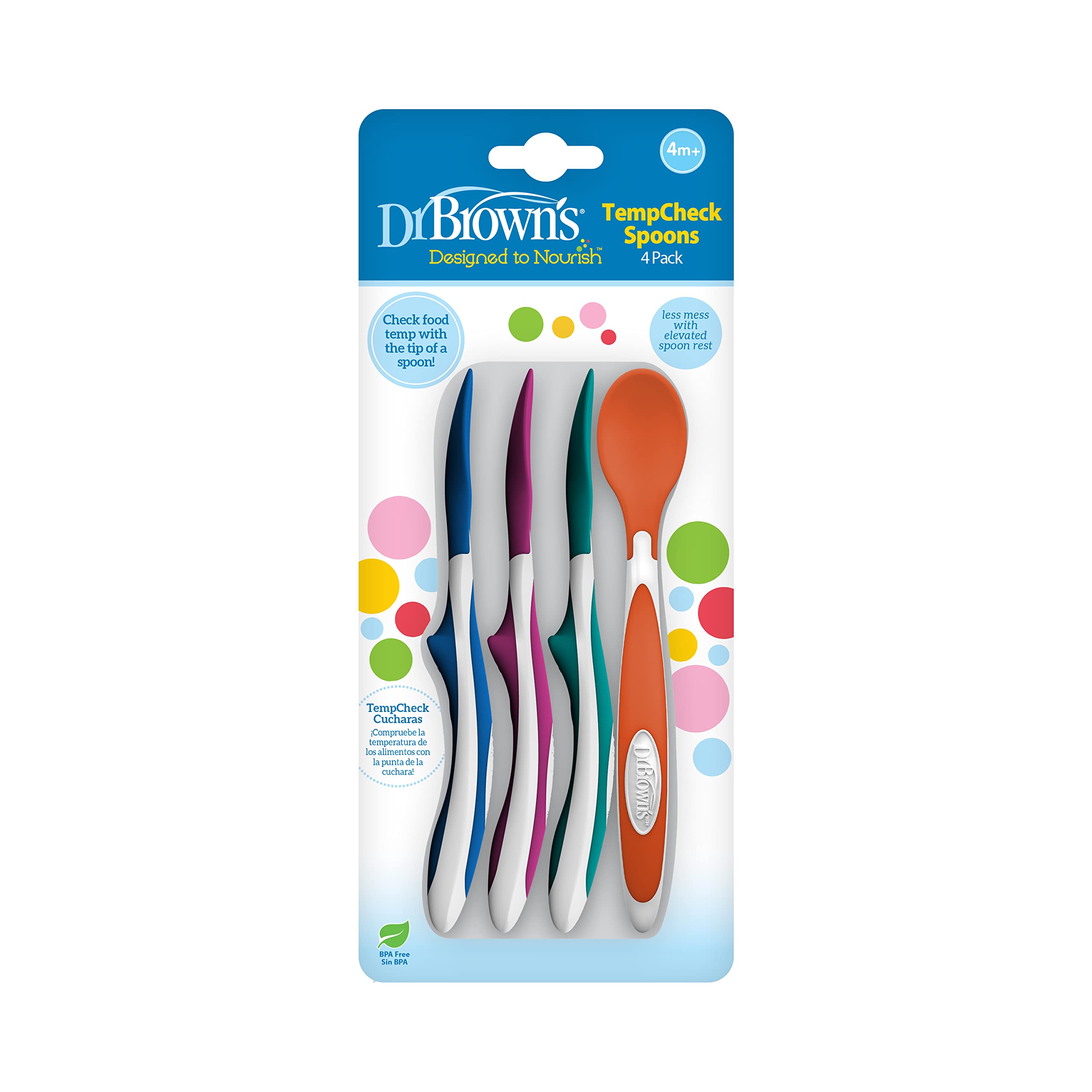 Kit 4 Colheres Temp Check Dr Browns