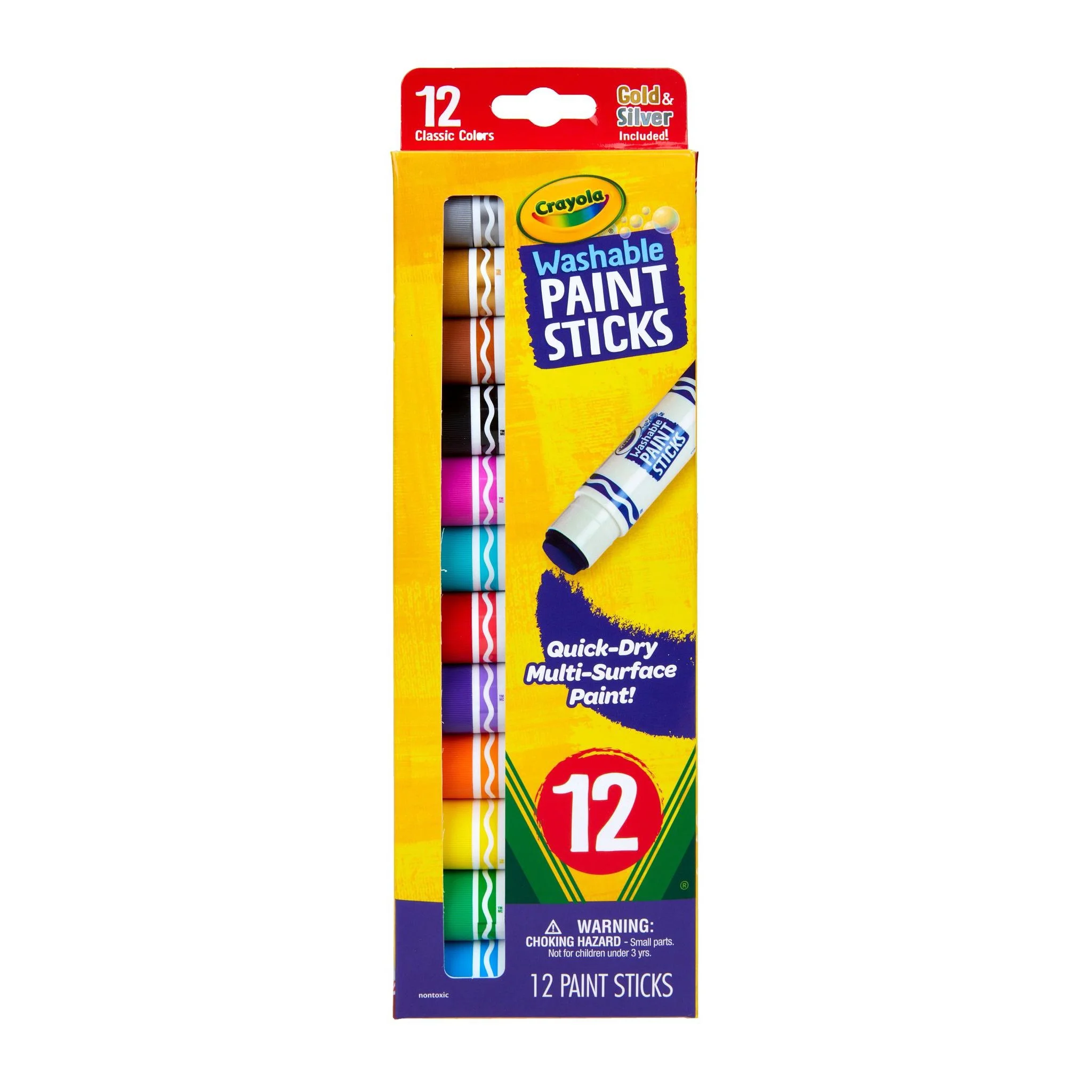 Crayola 12 Washable Paint Sticks