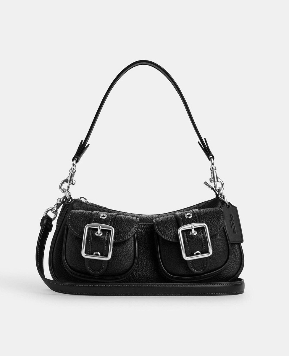 Bolsa Pequena Ashton 2 Alças Preta Coach