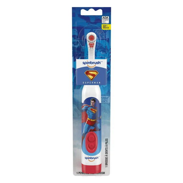 Escova Eletrica Inf Spinbrush Super Man