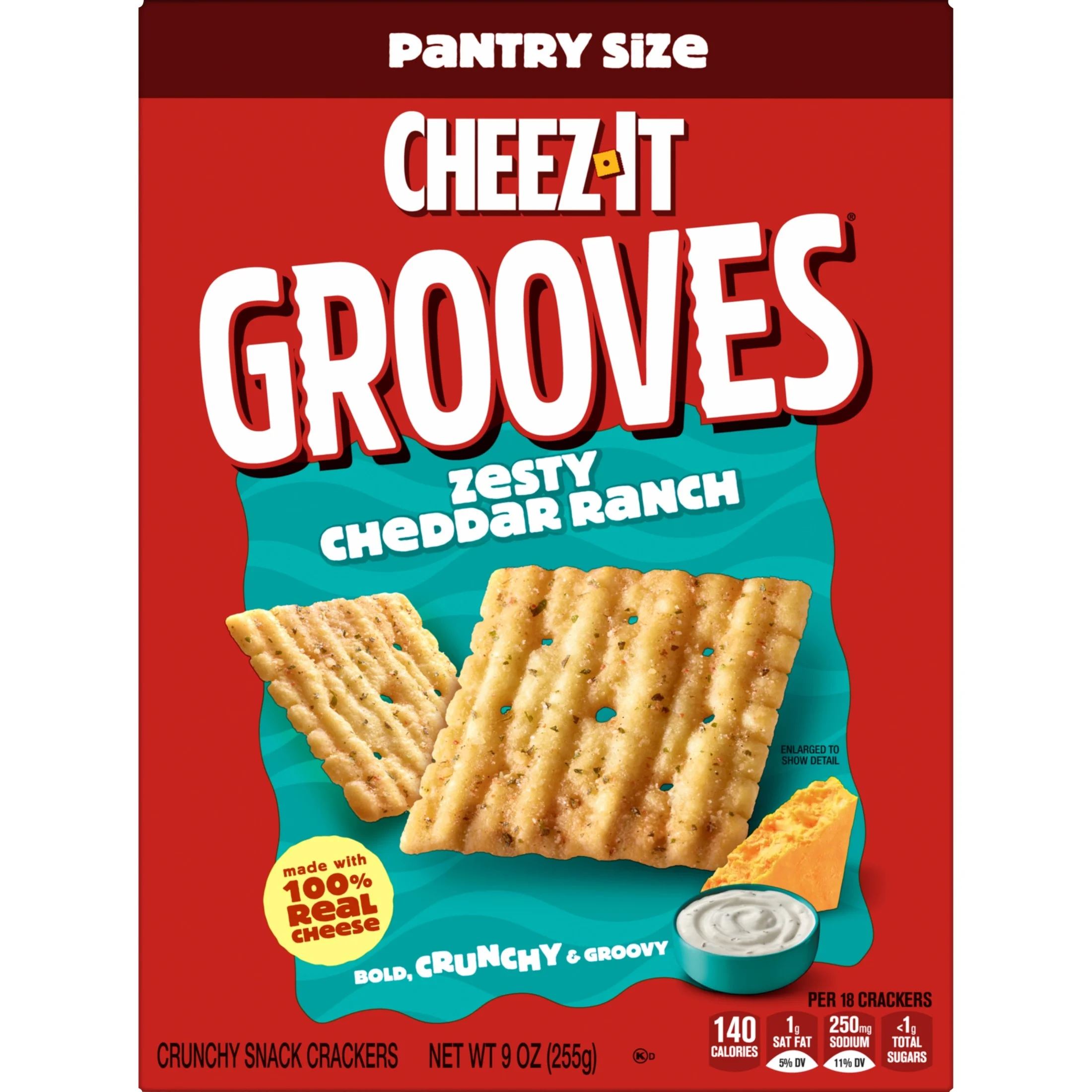 Snack Cheez It Grooves Cheddar Ranch 255g