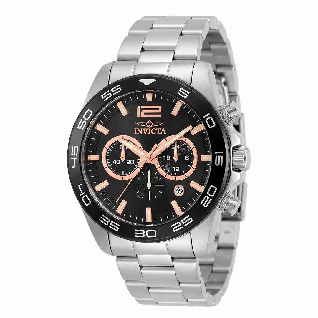 Relogio Masculino Invicta Metal Cx Preta